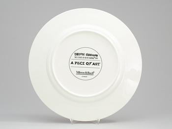 A Keith Haring 16 pcs porcelaine service by Villeroy & Boch.