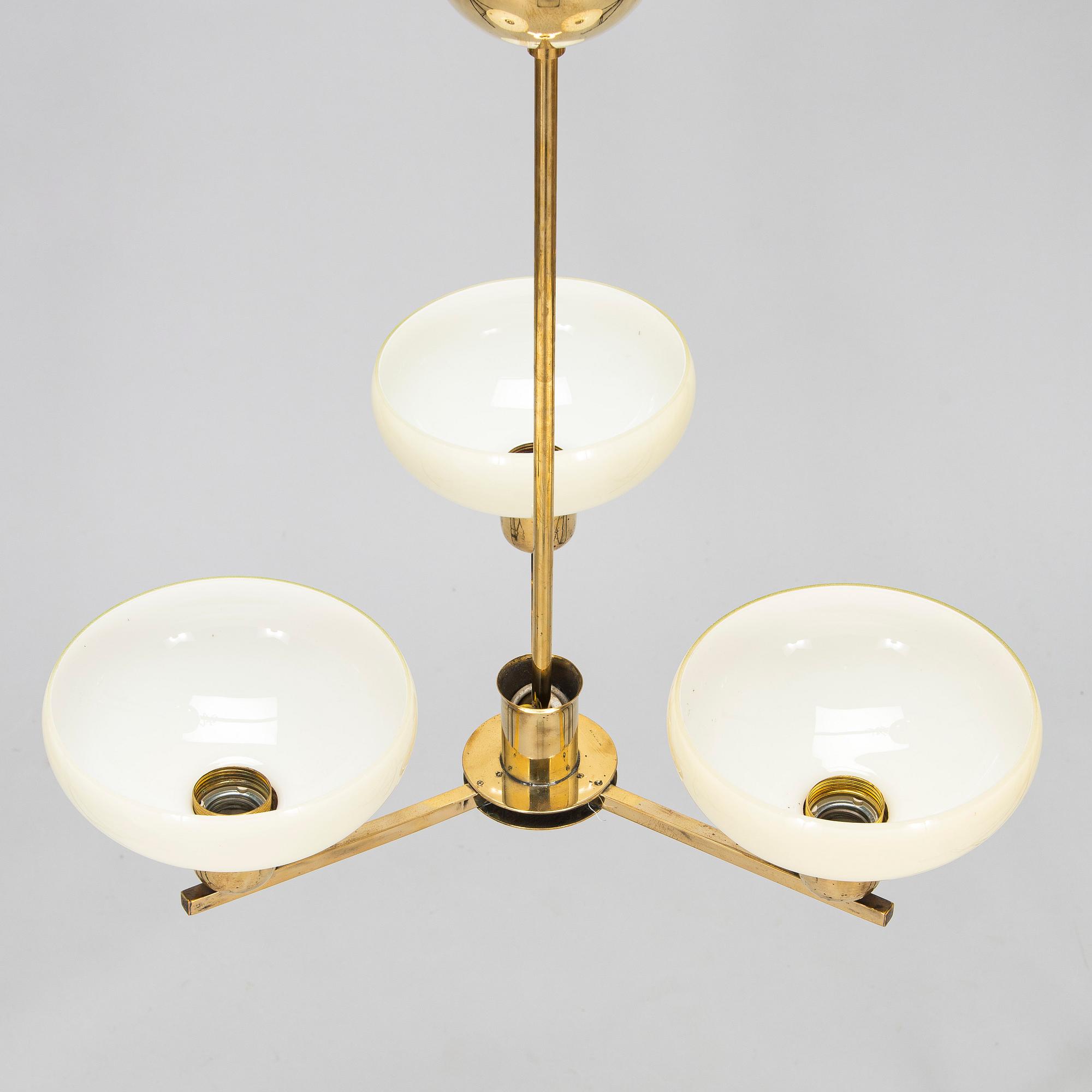 Paavo Tynell, taklampa, modell 3021/3 Taito 1930-tal.