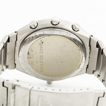 Heuer Chronosplit, wristwatch, 40 mm.