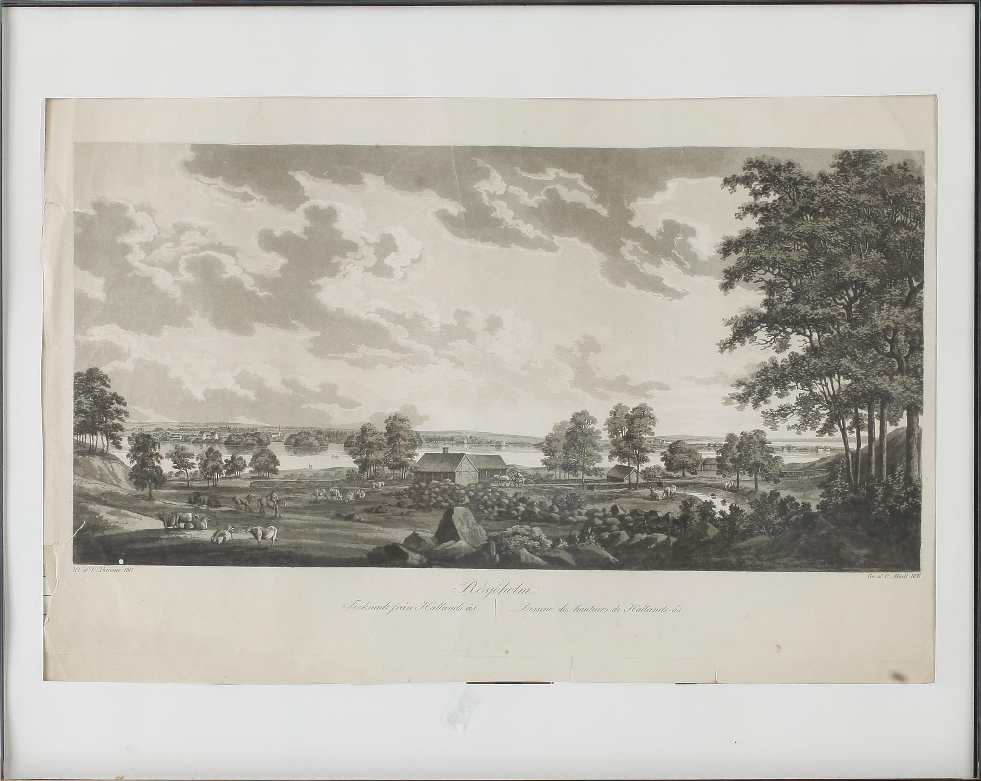 KOPPARSTICK 5 st, 1800-tal.