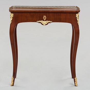 A Swedish Rococo 18th century table in the manner of Lars Nordin (master in Stockholm 1743-1773).