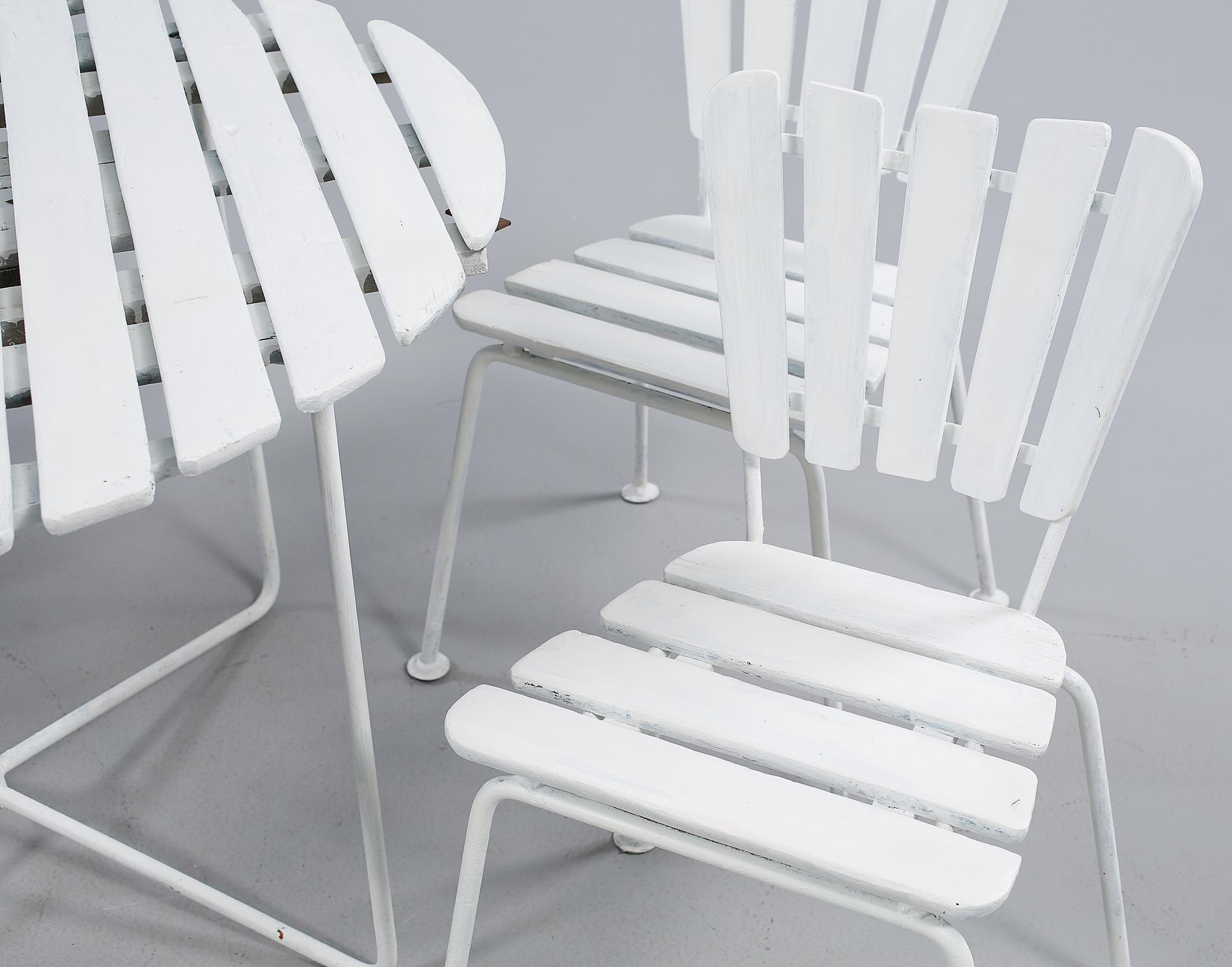 TRÄDGÅRDSGRUPP, 5 delar, 1900-talets andra hälft.