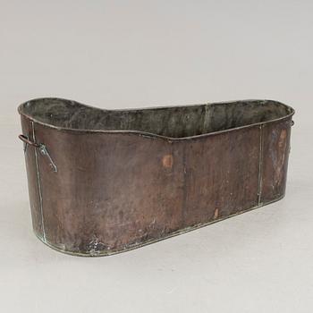 BADKAR, koppar, omkring år 1900.