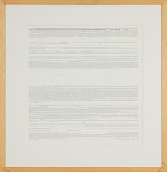 Martin Wickström, litografi, 1996, signerad 102/200.