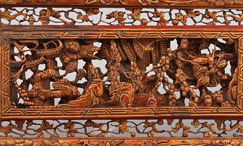 VÄGGDEKORATIONER, ett par, Kina, 1900-tal.