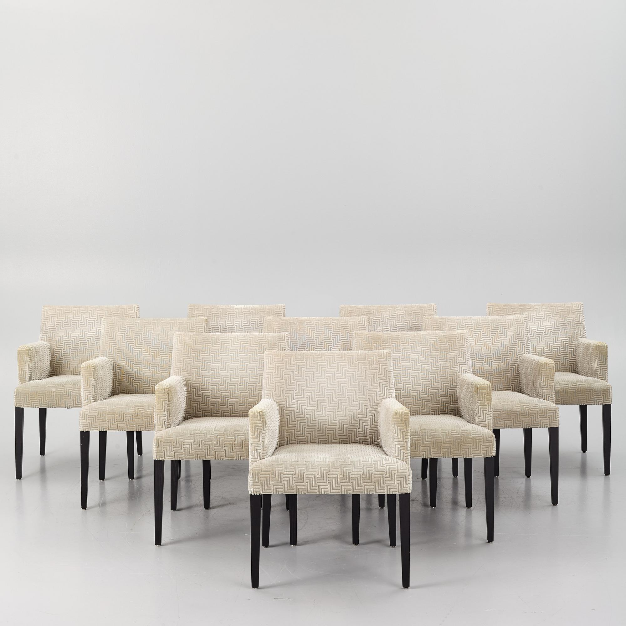 Andreu World, a set of ten contemporary chairs, 'Anna SO1406'.