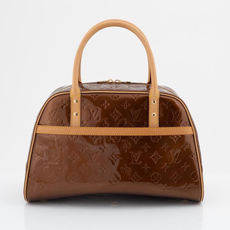 Louis Vuitton, a bronze vernis leather 'Tompkins Square' bag, 2001.