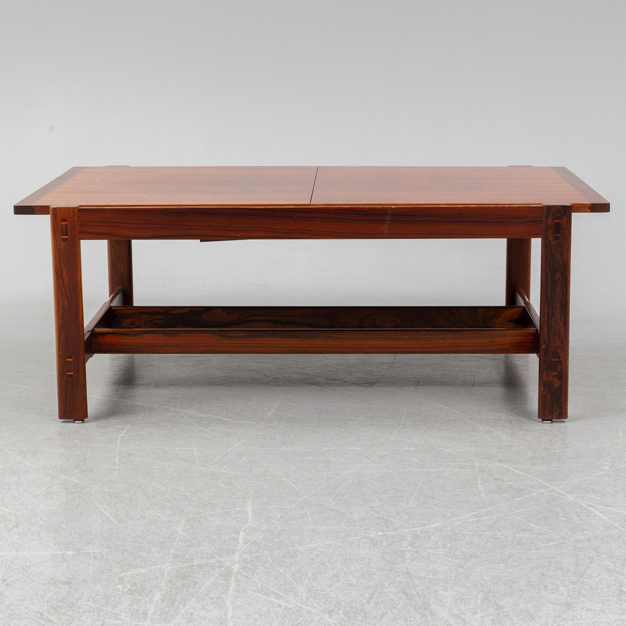 Torbjørn Afdal, a rosewood coffee table, Haug Snekkeri A/S, Bruksbo, Norway.