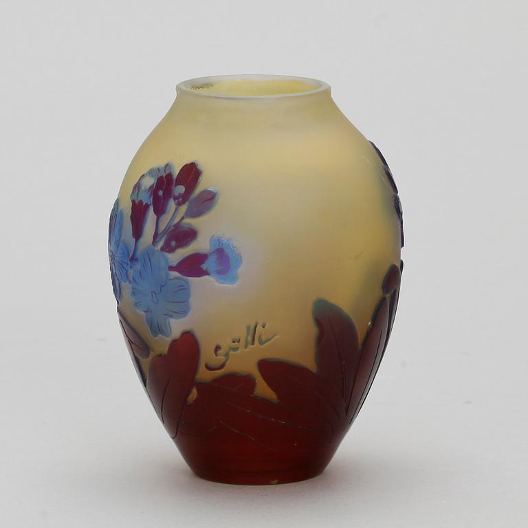 VAS, glas, Emile Gallé, Frankrike, jugend. 1900-talets början.