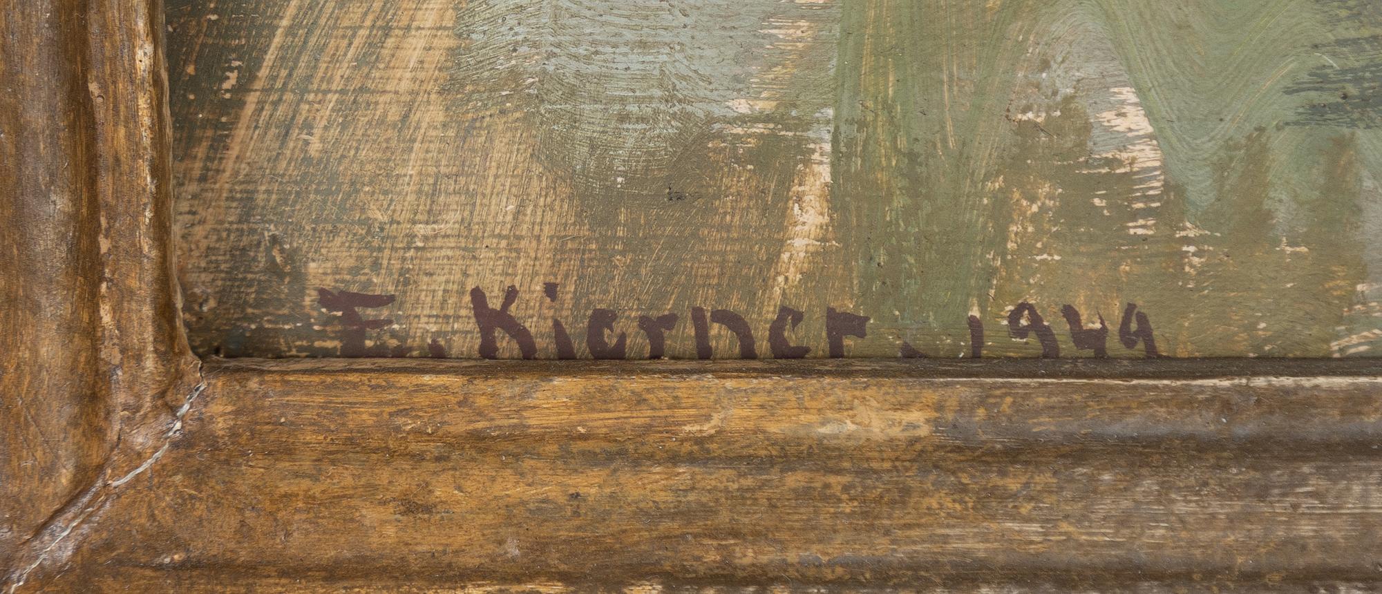 Esther Kjerner, By the park pond.