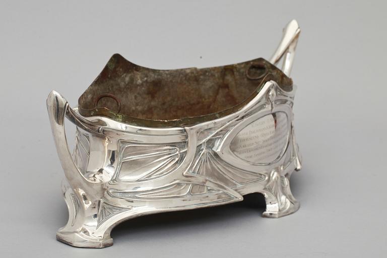 JARDINIERE, silver, K. Anderson, Stockholm 1906. Vikt c:a 1290 g.