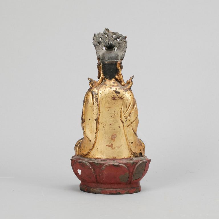 BUDDHA, metall, Kina, 18/1900-tal.