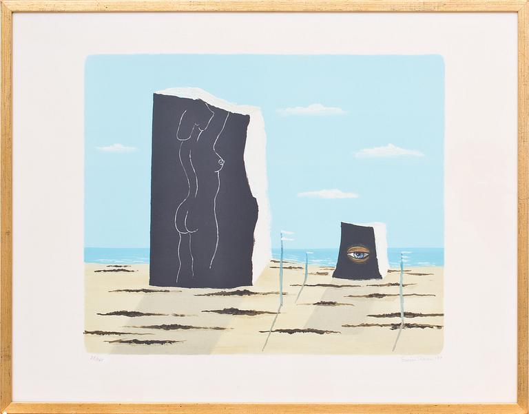 ESAIAS THORÉN, färglitografi, signerad, daterad -77 och numrerad 78/360.