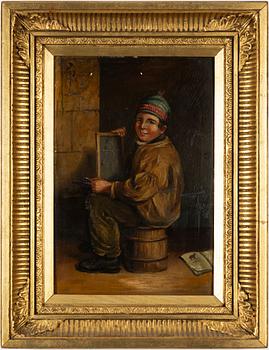 English artist, 19th century, Drawing boy.