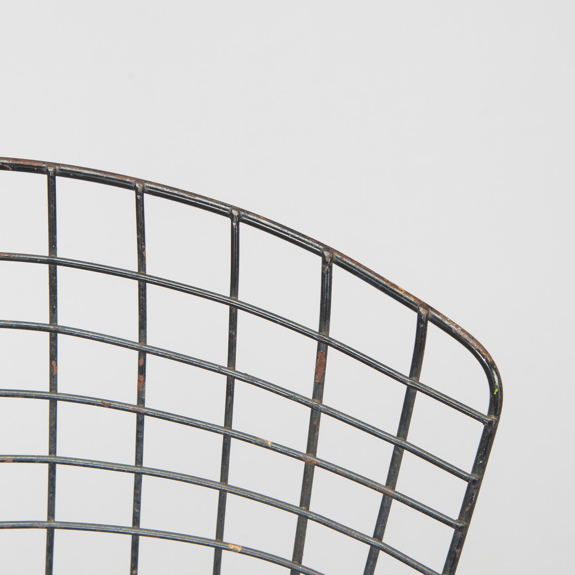 Harry Bertoia, stol, "Side Chair". Licenstillverkning i Finland av Fiskars, Billnäs, 1950-/1960-tal.