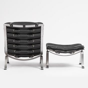 Arne Norell, an "Ari" armchair with ottoman, Norell Möbel, Aneby.