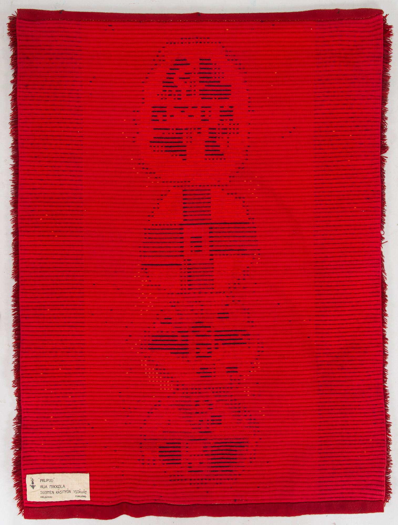 Irja Mikkola, Ryijy, malli Suomen Käsityön Ystävät. Noin 160 x 120 cm.