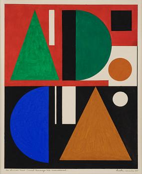752. Auguste Herbin, "Oui".