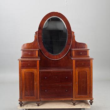 TOILETTEBORD, mahogny, Danmark, 1800-talets andra hälft.