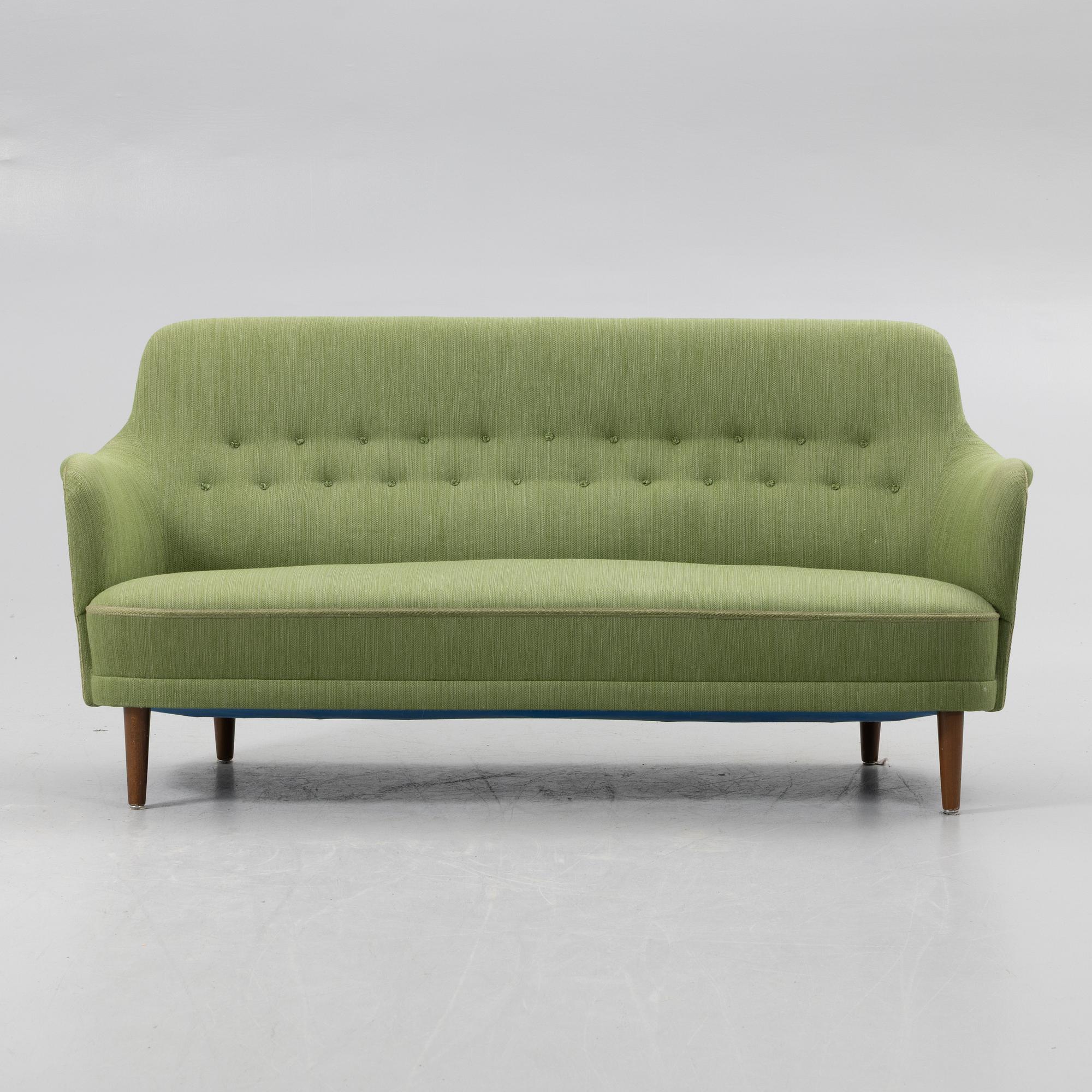 Carl Malmsten, sofa, "Samsas", O.H. Sjögren, later part of the 20th century.