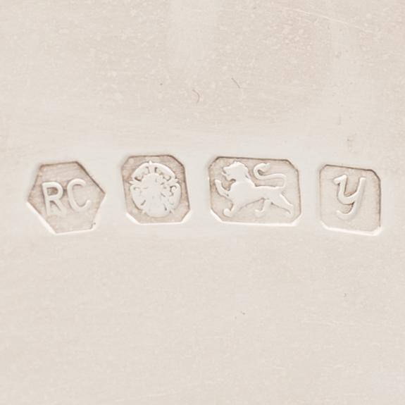 An English silver salver, mark of Carr's of Sheffield Ltd, Sheffield, 1998.