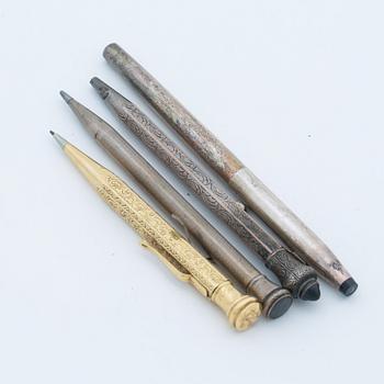 4 pcs of pencils, first half of the 20th century,