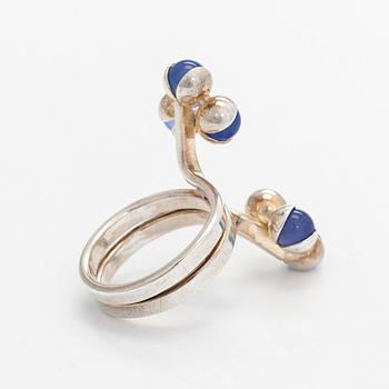 Elis Kauppi, ring, kalcedon, silver.