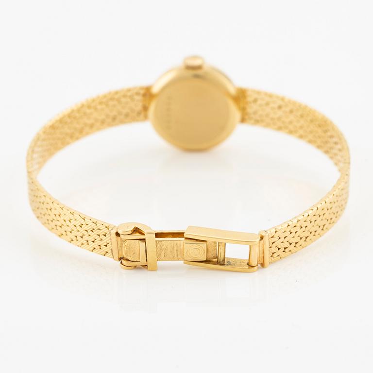 Certina, 18K gold, wristwatch, 17 mm.