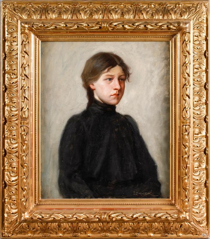 OLGA LANNER, olja på duk, signerad.