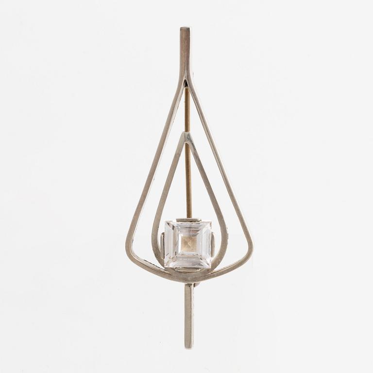 Atelier Borgila, silver brooch.