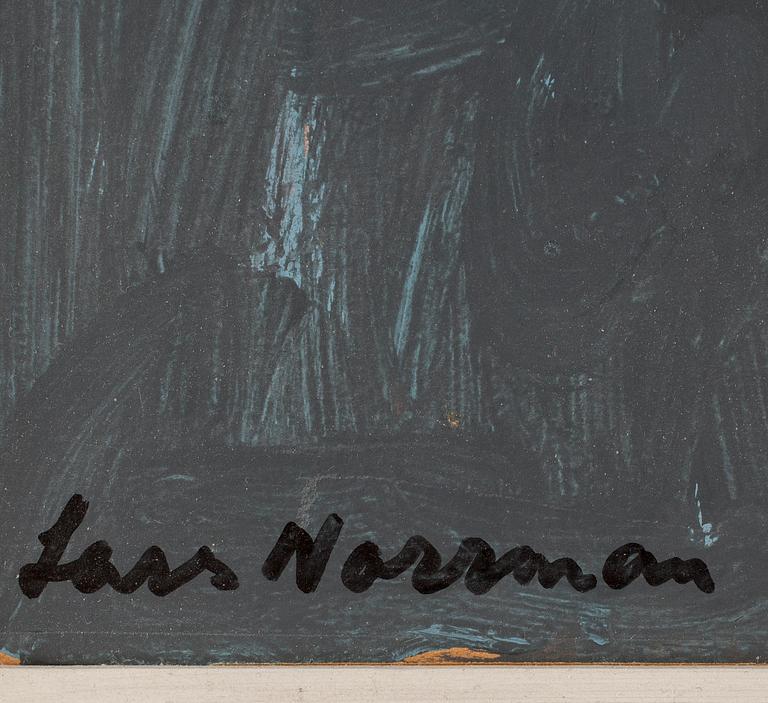 LARS NORRMAN, olja på papper, signerad.