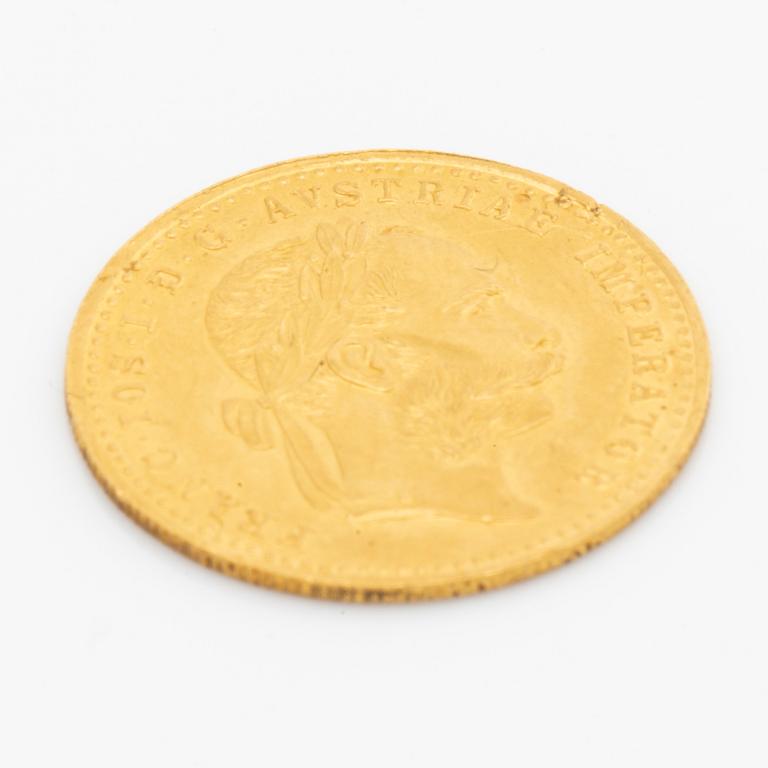 MYNT, 2st, 1 ducat guld, Franz Josef I Österrike-Ungern, 1915.