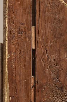 Spegel, av Johan Åkerblad (mästare i Stockholm 1758-99), Gustaviansk.