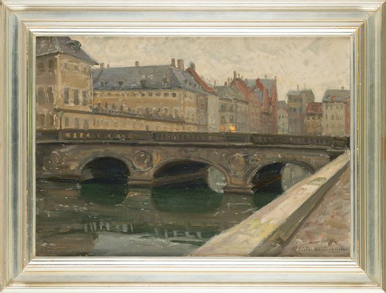 Victor Westerholm, oil on canvas, signed.