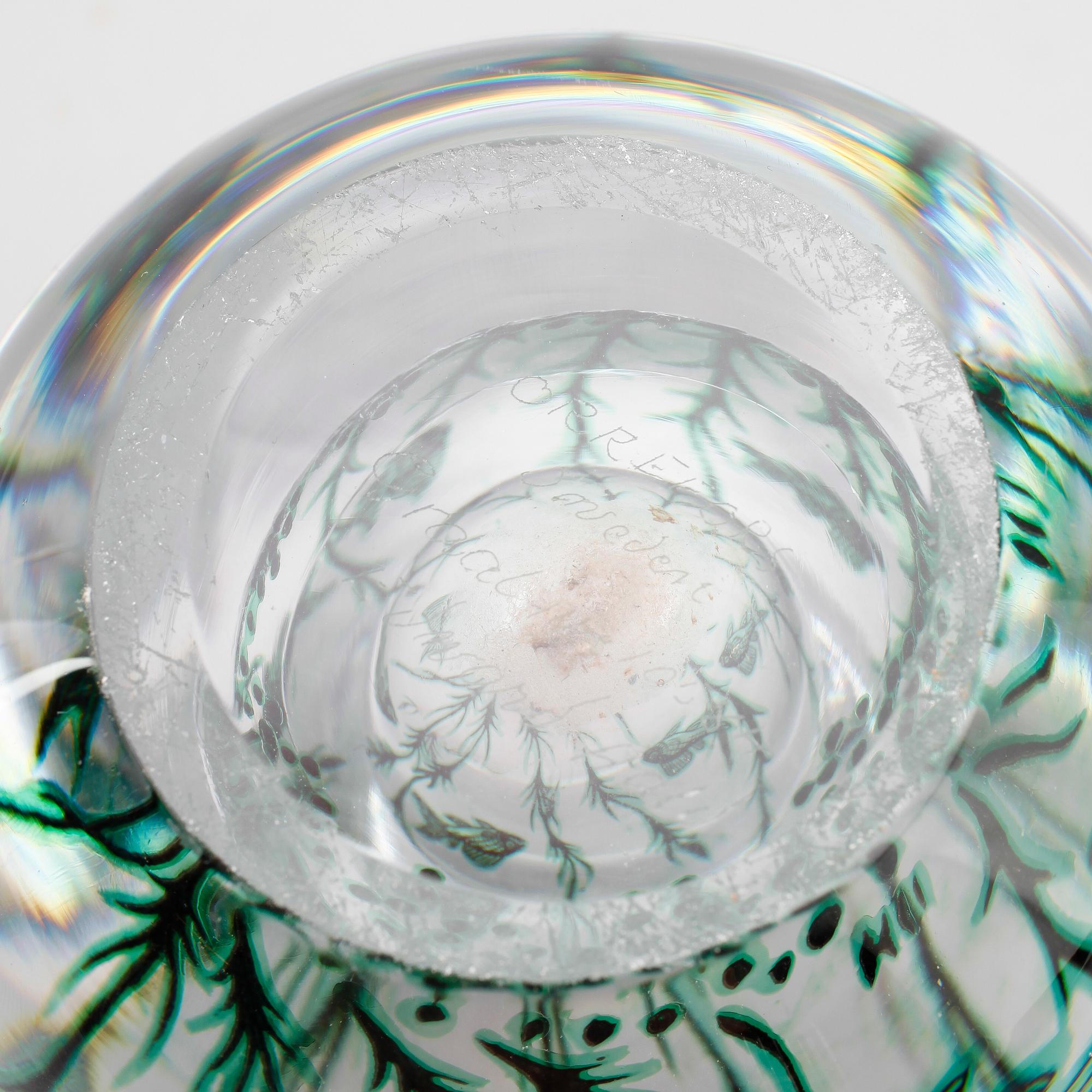 VAS, glas, Fiskgraal, Edward Hald, Orrefors.