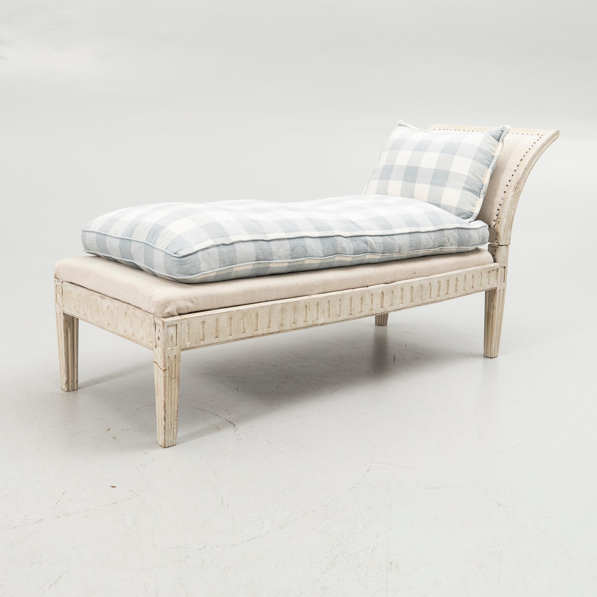 Dagbädd, sengustaviansk stil, 1800-tal.