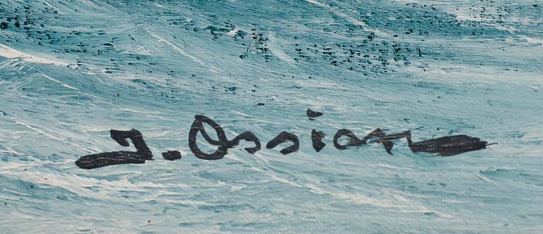 JOHAN OSSIAN-ANDERSSON, olja på duk, signerad.