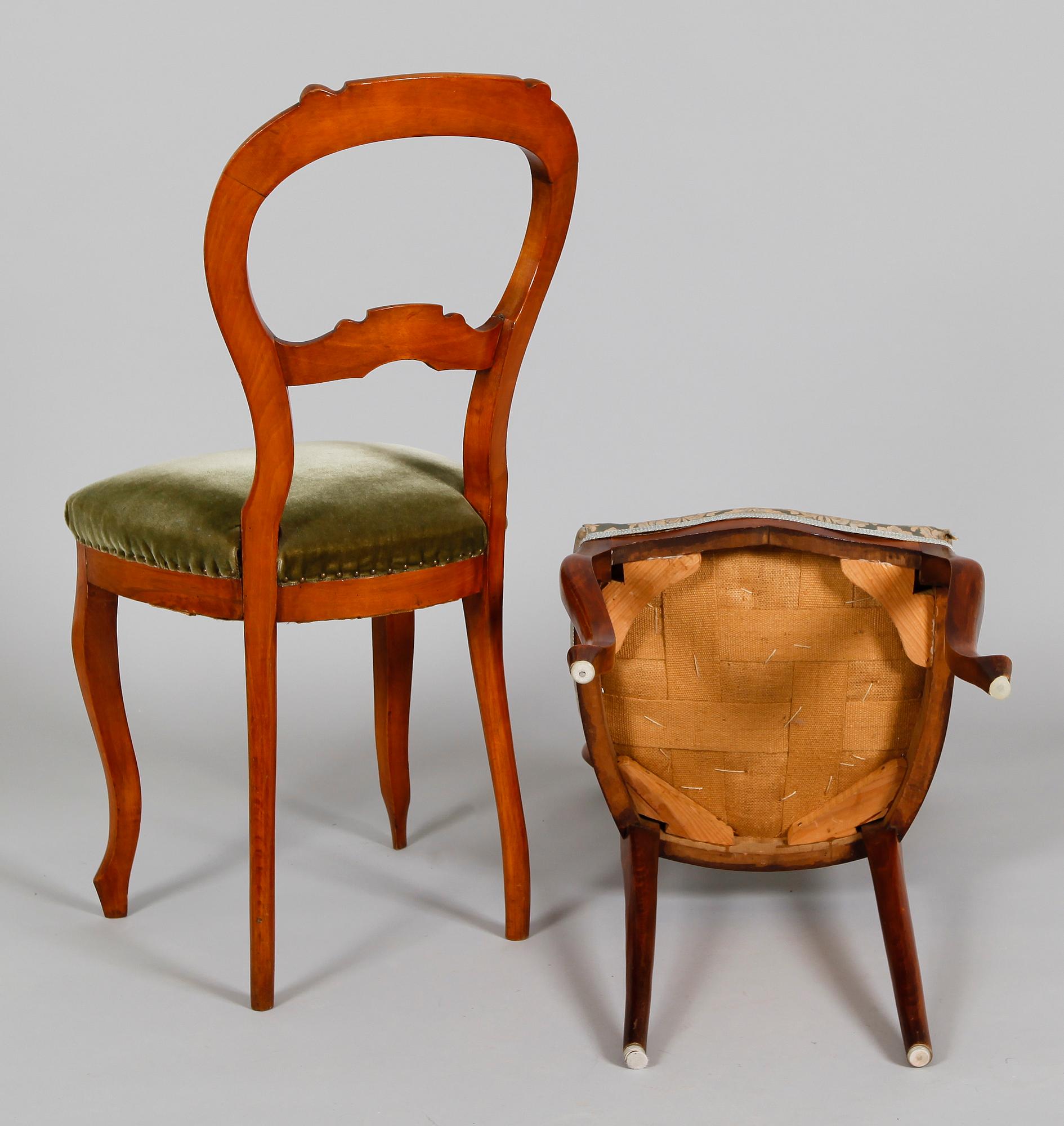 STOLAR, 6 st (4+2), nyrokoko, sent 1800-tal.