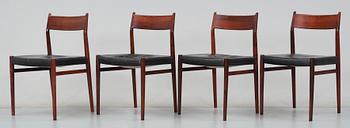 STOLAR, 4 st, Arne Vodder, Sibast Furniture, Danmark, 1950-tal.