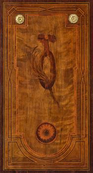 A Gustavian 18th century secretaire by Gottlieb Iwersson, master 1778, not signed.