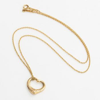 Tiffany & Co, Elsa Peretti, halsband, "Open Heart", 18K guld.