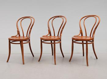 STOLAR, 3 st, Thonetmodell, omkring år 1900.