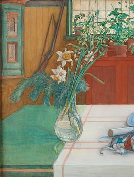 Carl Larsson, "Syende flicka" / "Anna S.".