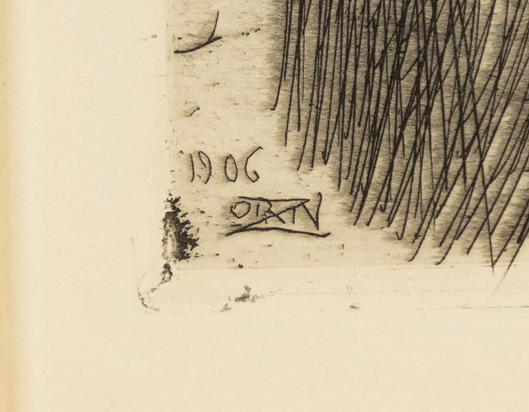 Anders Zorn, "Auguste Rodin".