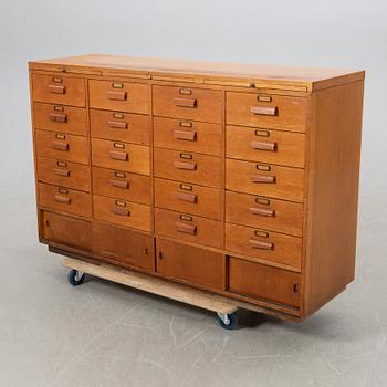 Archive cabinet, mid-20th century.