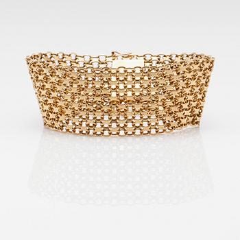 ARMBAND, 18K guld, svenska stämplar, 1965.