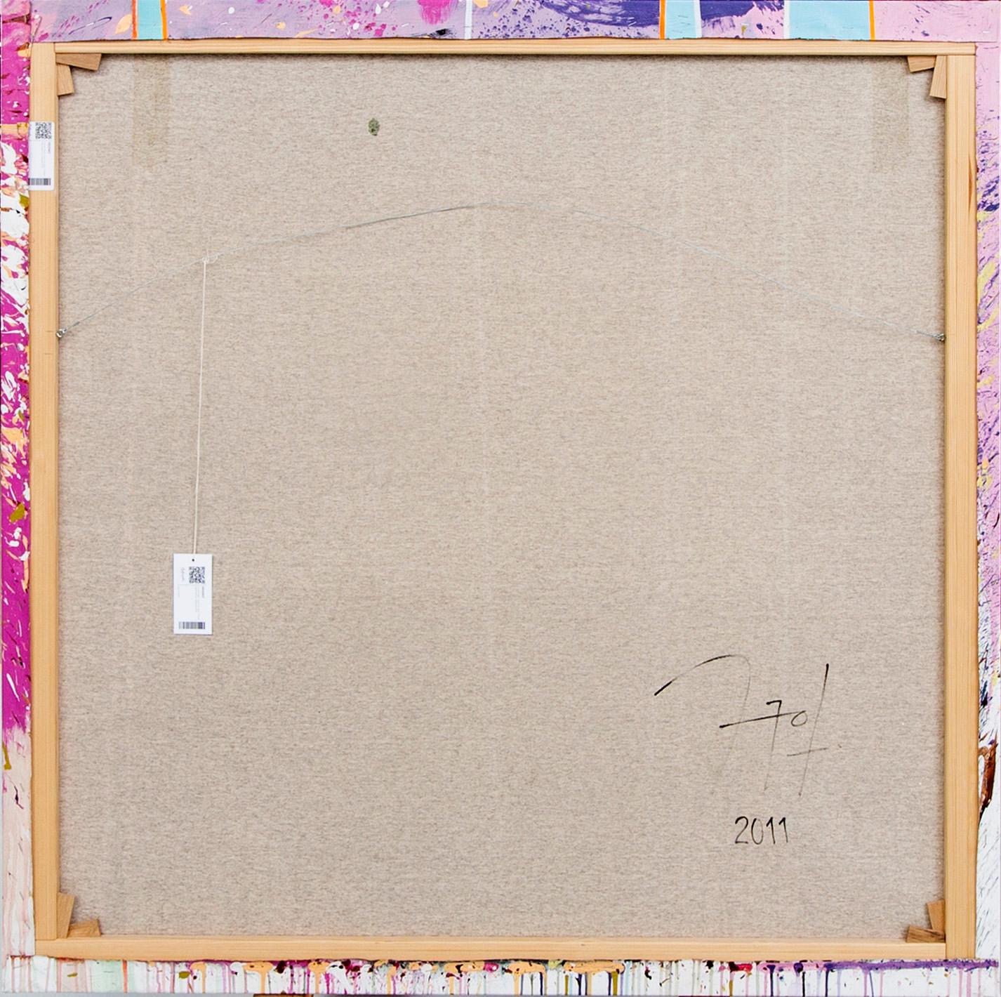 Carlos Puyol, a signed and dated acrylic on canvas.