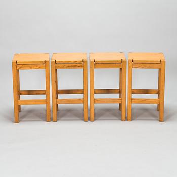 Ilmari Tapiovaara, Four 1980s, 'Hongisto' stools for Laukaan Puu