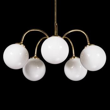 A ceiling lamp model 2024/5, for AT-valaisin Finland, late 20th century.