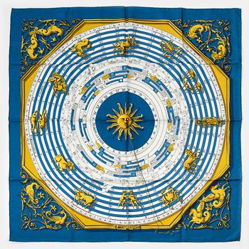 Hermès, scarf, "Dies et Hore"/"Astrologie".